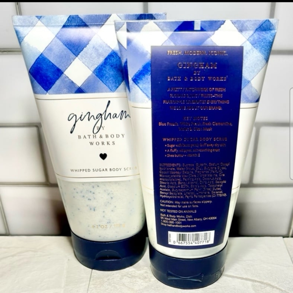1 Bath and Body Works - Gingham - Whipped Sugar Body Scrub new